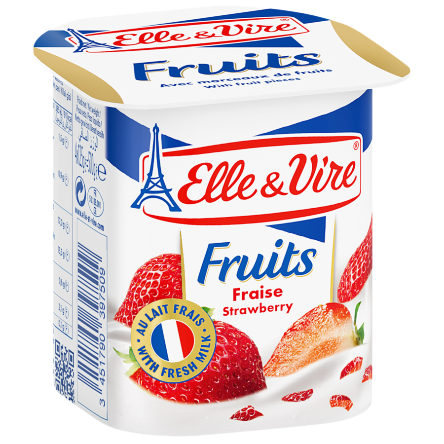 Yogurt Fruit Elle Vire Strawberry 125g ParadiseFineFoods Vi t Nam yogurt-fruit-elle-vire-strawberry-125g-paradisefinefoods-vi-t-nam